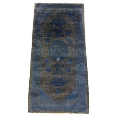Tappeto antico cinese di Pechino fatto a mano 2' x 4.1', 1900 - 1N72