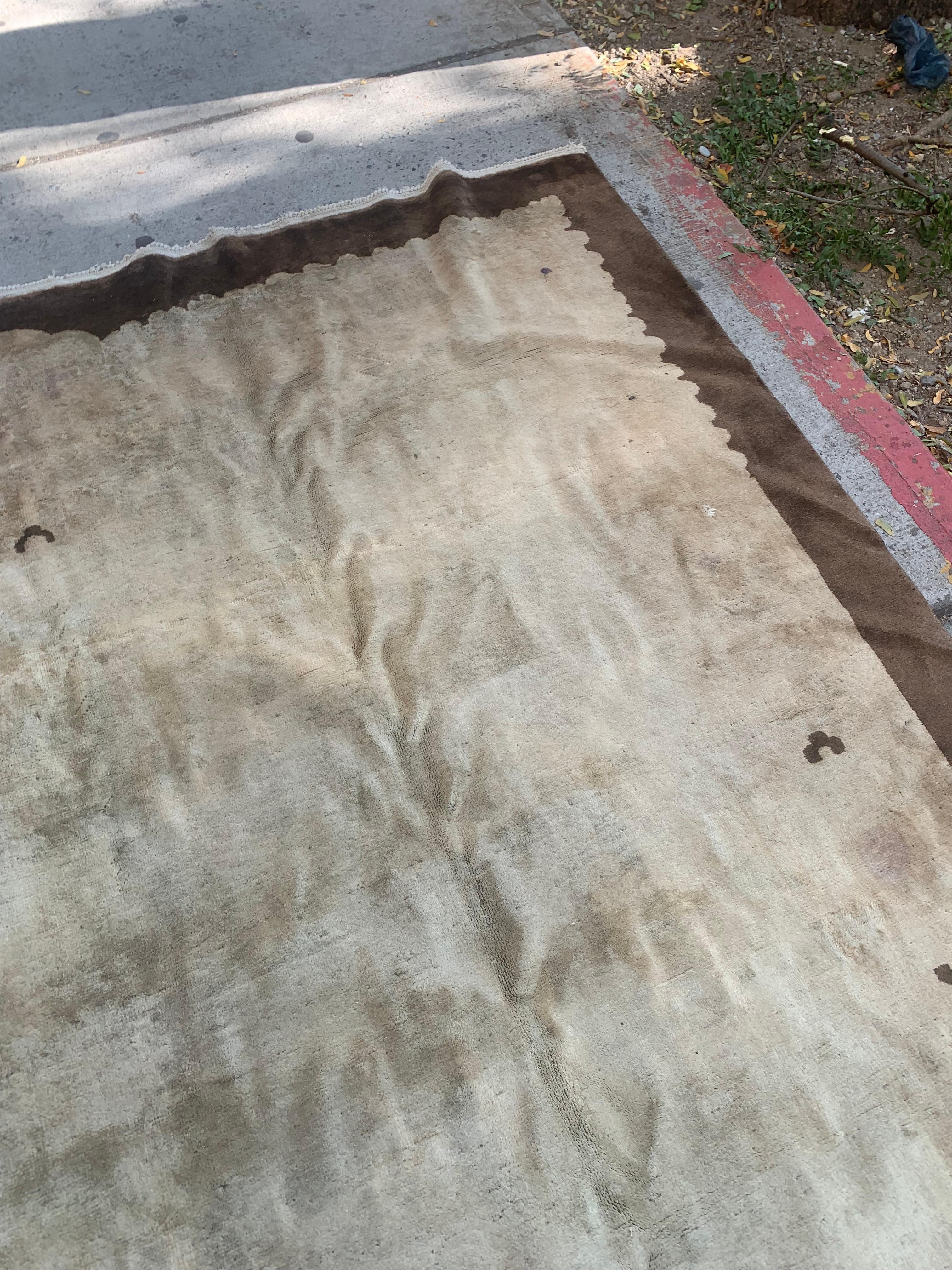 Elevate your interior with this stunning handmade antique Peking Chinese wool rug, crafted circa 1900s. This exquisite piece embodies the timeless elegance of traditional Chinese craftsmanship, making it a rare and valuable addition to any