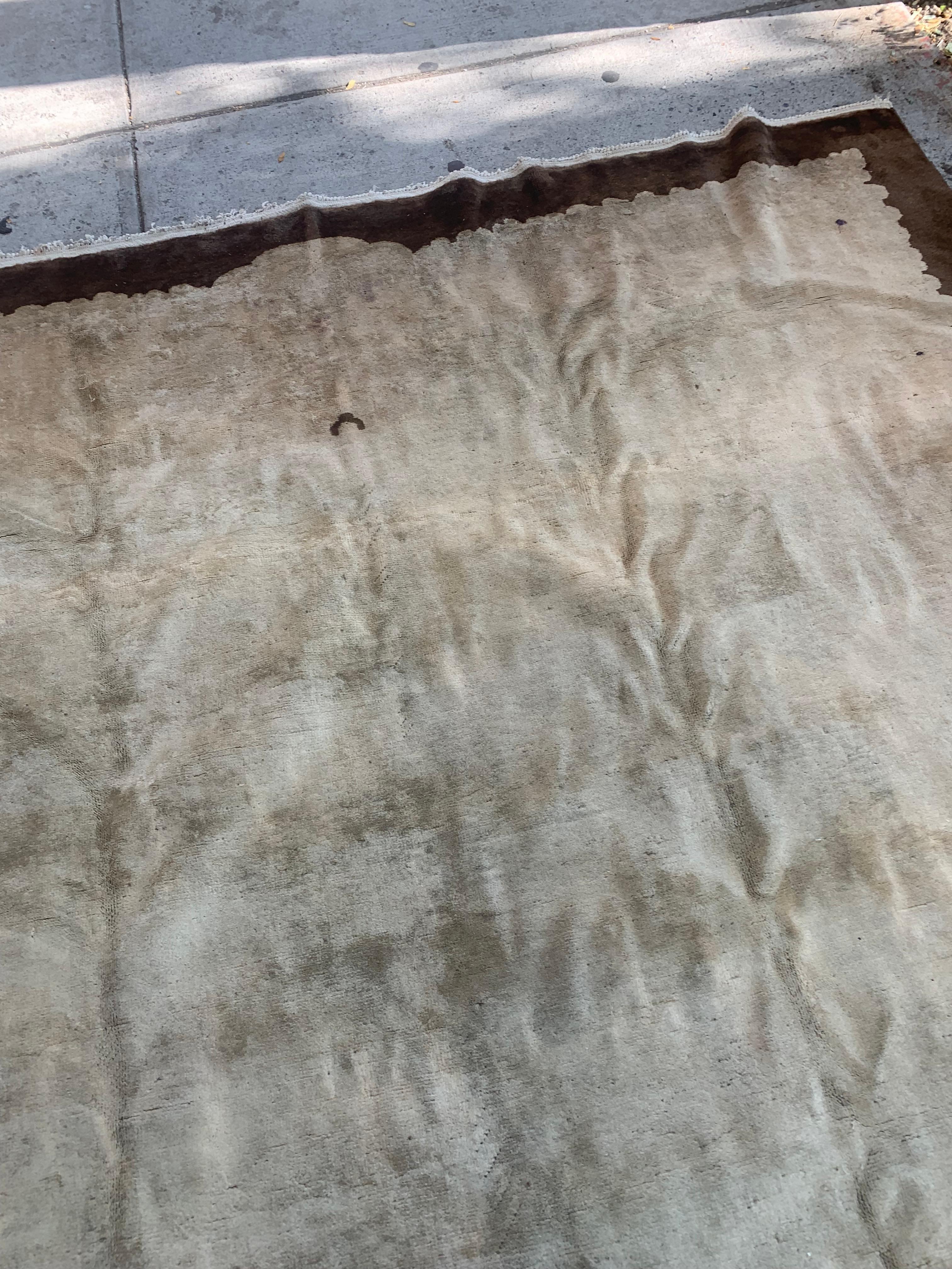 Début du 20ème siècle Tapis chinois pékinois ancien fait à la main 7,9' x 9,5' 1900 - 2B34 en vente