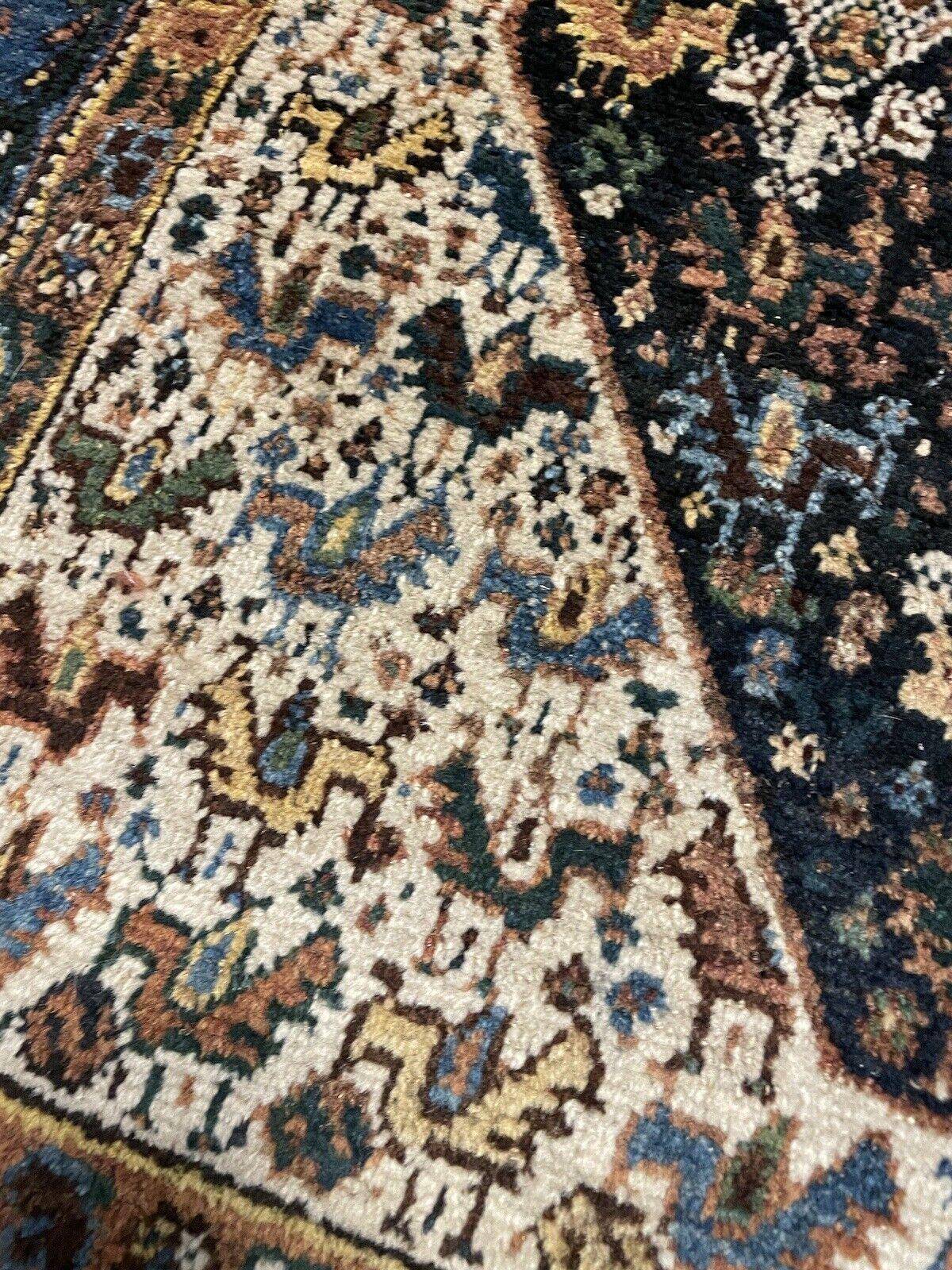 Tapis persan ancien Afshar fait à la main 4,9' x 6', 1900s - 1N42 en vente 2