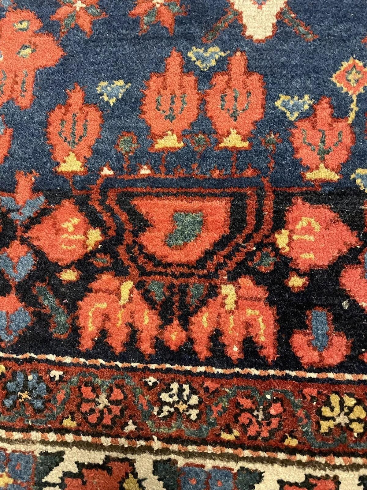 Tapis persan Bakhtiari ancien fait à la main 4,4' x 6,4, années 1920 - 1N38 en vente 6