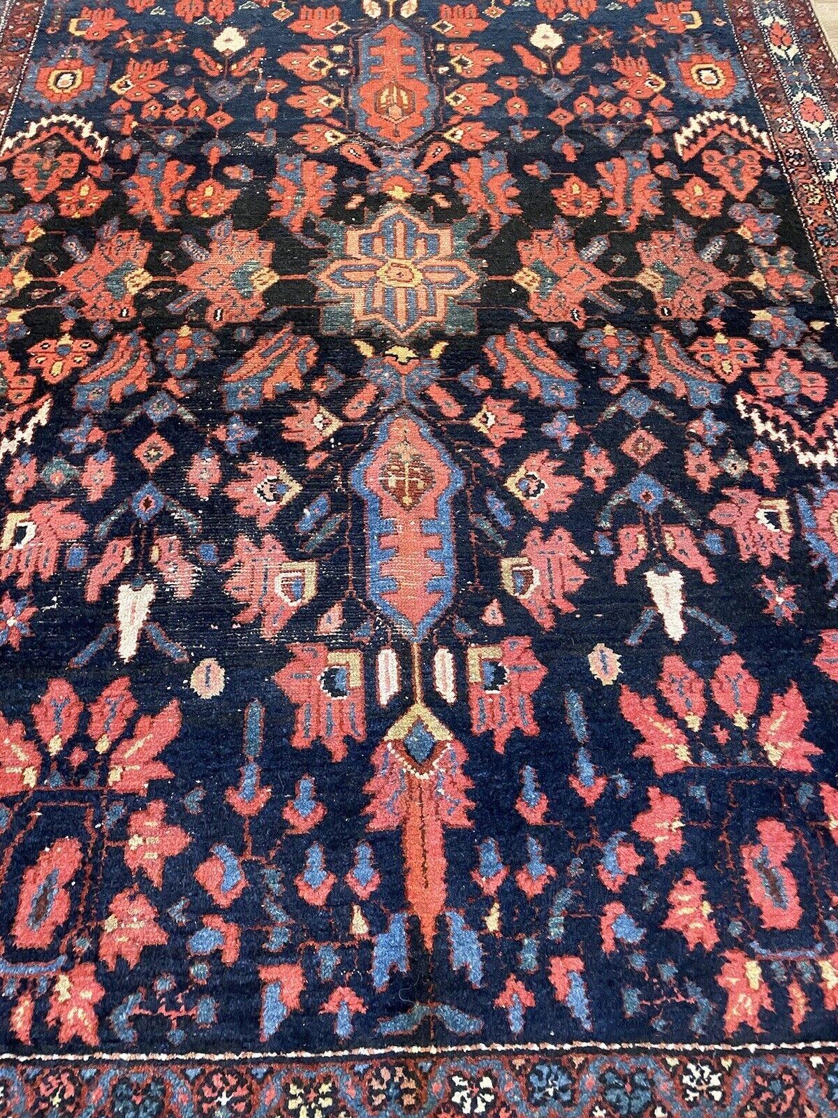 Tapis persan Bakhtiari ancien fait à la main 4,4' x 6,4, années 1920 - 1N38 en vente 1