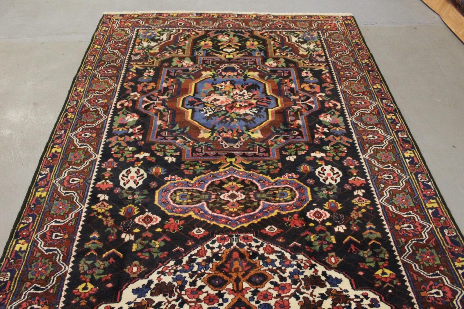 Laine Tapis ancien persan Bakhtiari fait main 5.9' x 15.7', 1920 - 1K10 en vente