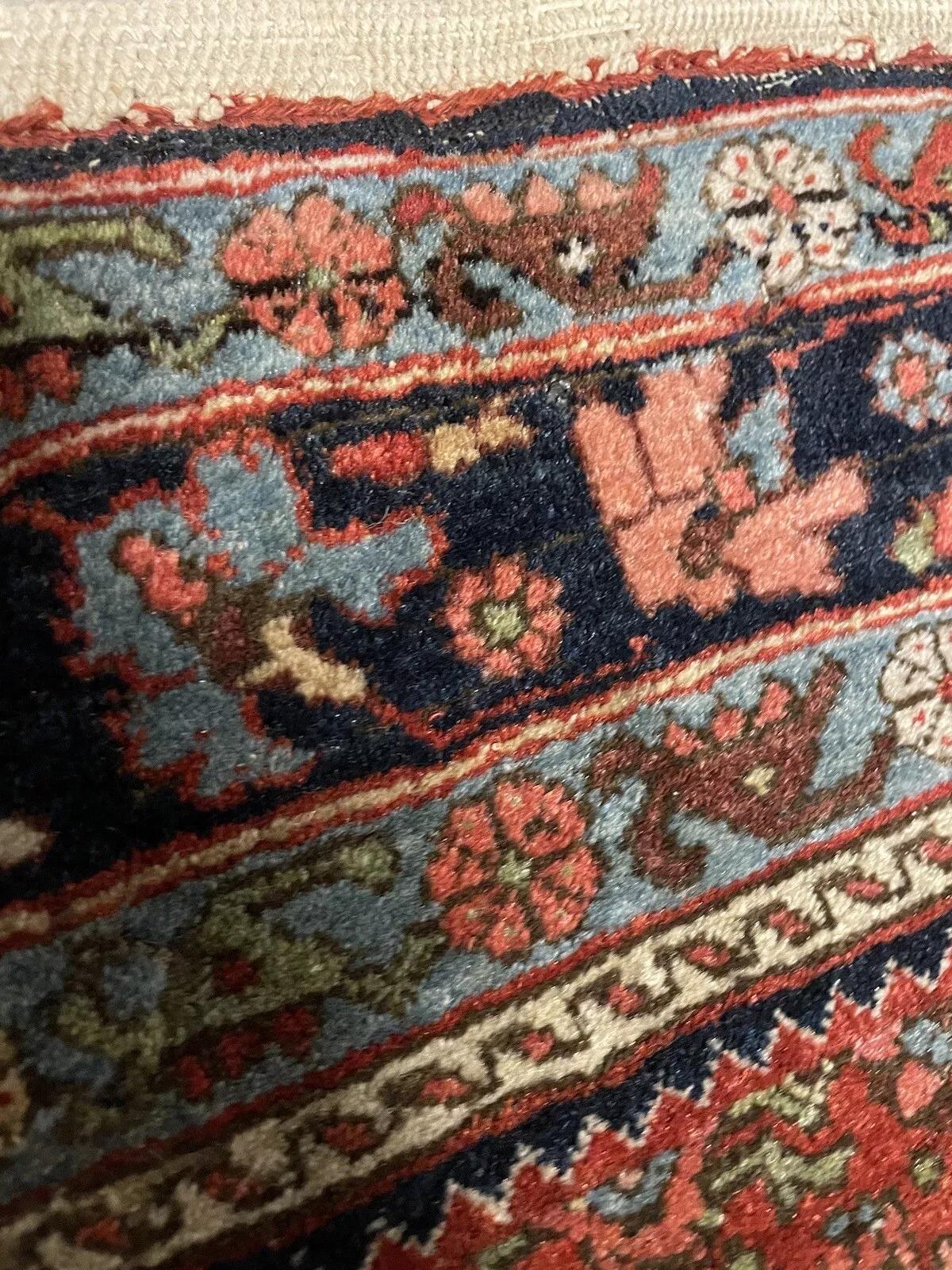 Bidjar persan ancien fait main 3.6' x 5,4, 1910s - 1N36 en vente 4