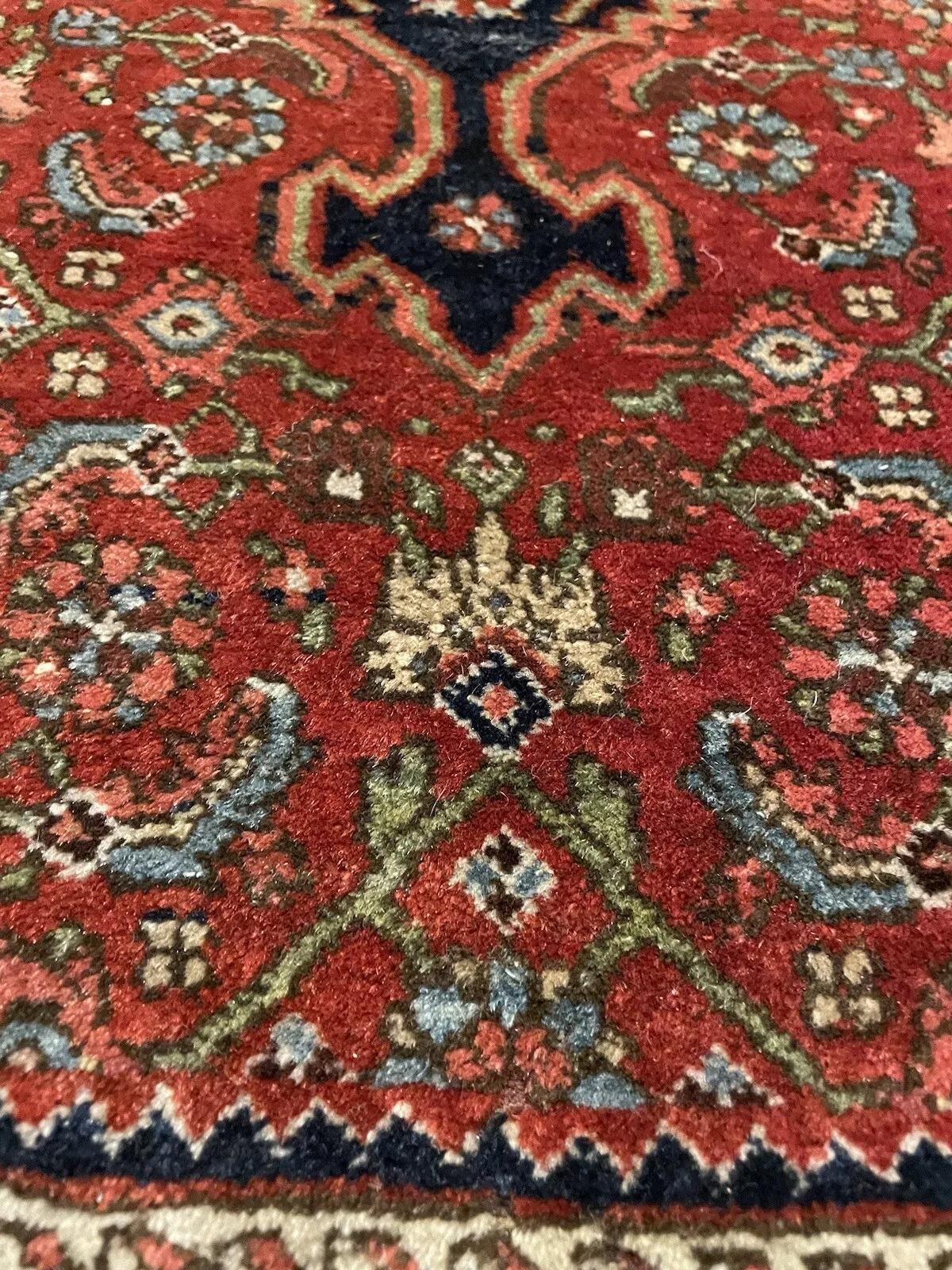 Bidjar persan ancien fait main 3.6' x 5,4, 1910s - 1N36 en vente 6