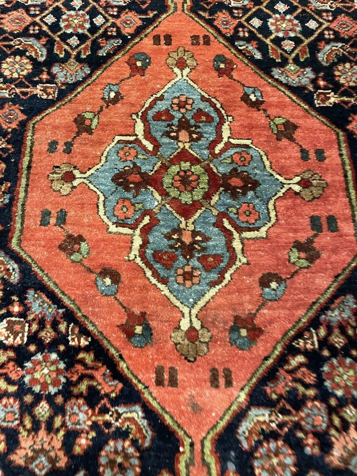 Début du 20ème siècle Bidjar persan ancien fait main 3.6' x 5,4, 1910s - 1N36 en vente