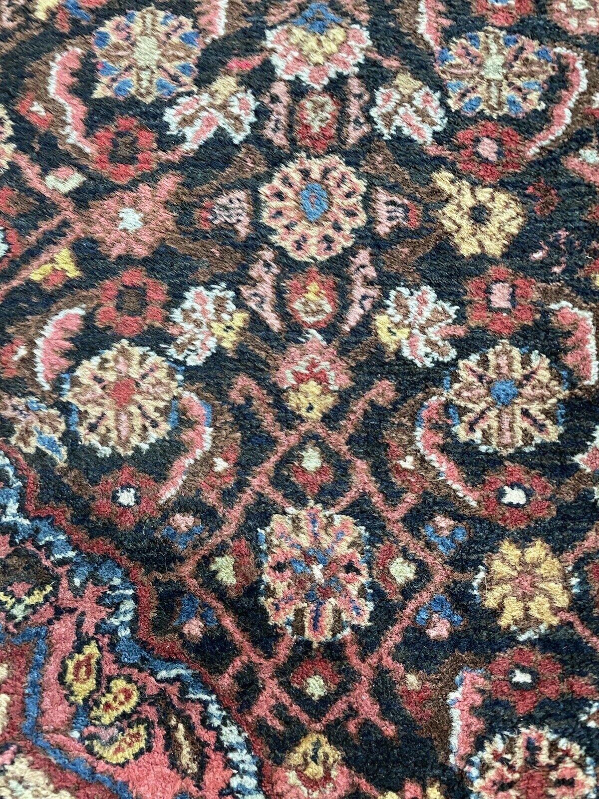 Tapis persan Bidjar ancien fait à la main 4.3' x 6,7', années 1920 - 1N55 en vente 5