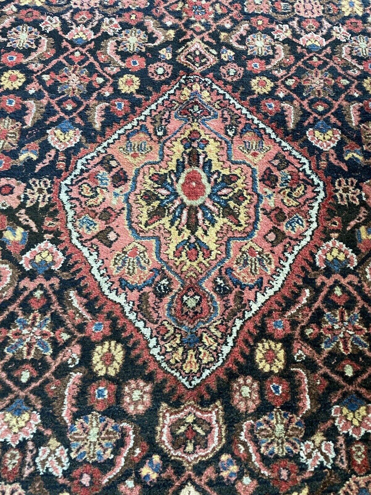 Début du 20ème siècle Tapis persan Bidjar ancien fait à la main 4.3' x 6,7', années 1920 - 1N55 en vente