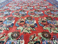 Handmade Antique Persian Bidjar Rug 4.3' x 6.9' 1900s - 1D179