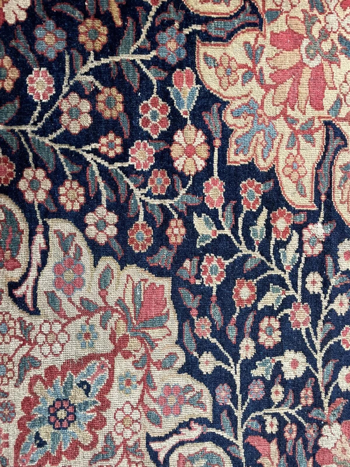 Tappeto antico persiano Farahan Vagireh fatto a mano 1,8' x 2,4', anni '80 del XIX secolo - 1N45 in vendita 4