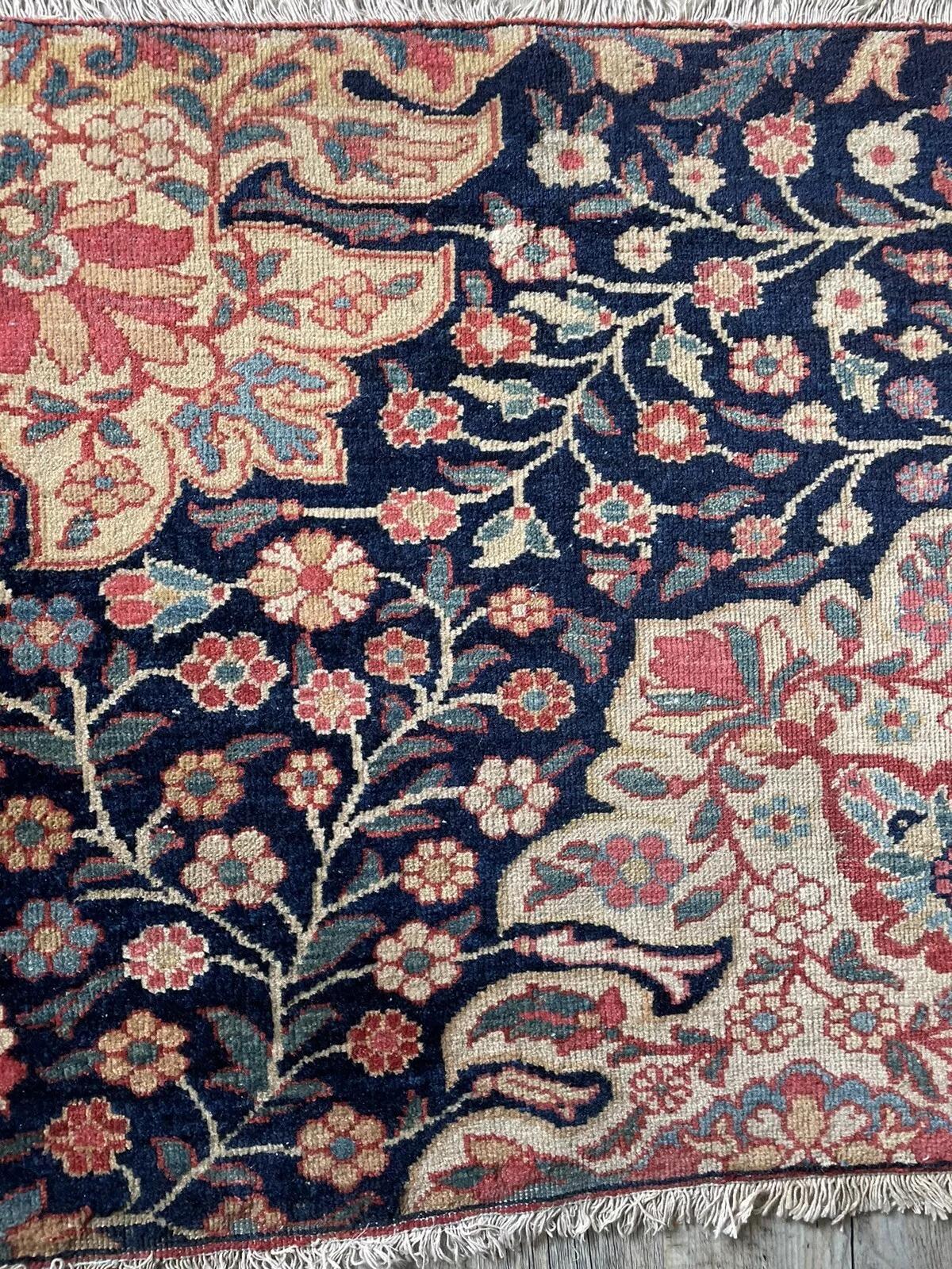 Tappeto antico persiano Farahan Vagireh fatto a mano 1,8' x 2,4', anni '80 del XIX secolo - 1N45 in vendita 5