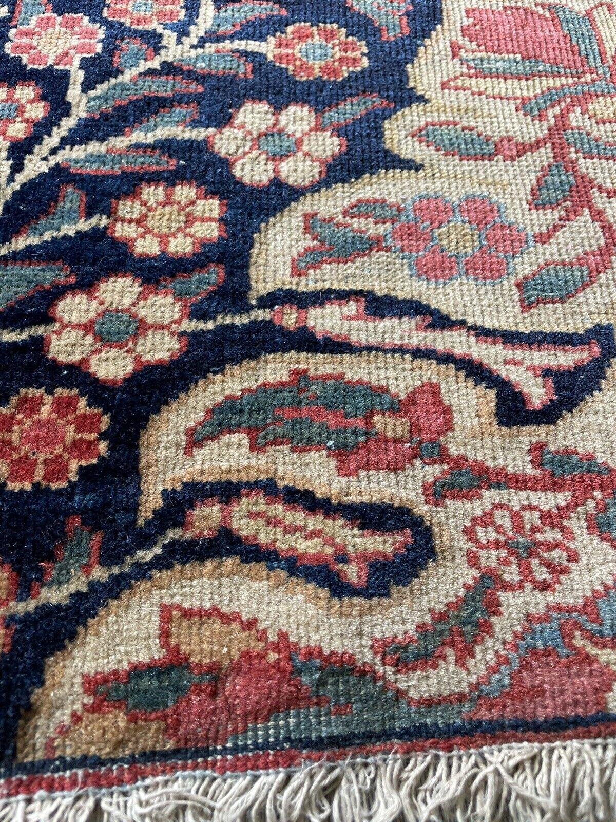 Tessuto a mano Tappeto antico persiano Farahan Vagireh fatto a mano 1,8' x 2,4', anni '80 del XIX secolo - 1N45 in vendita