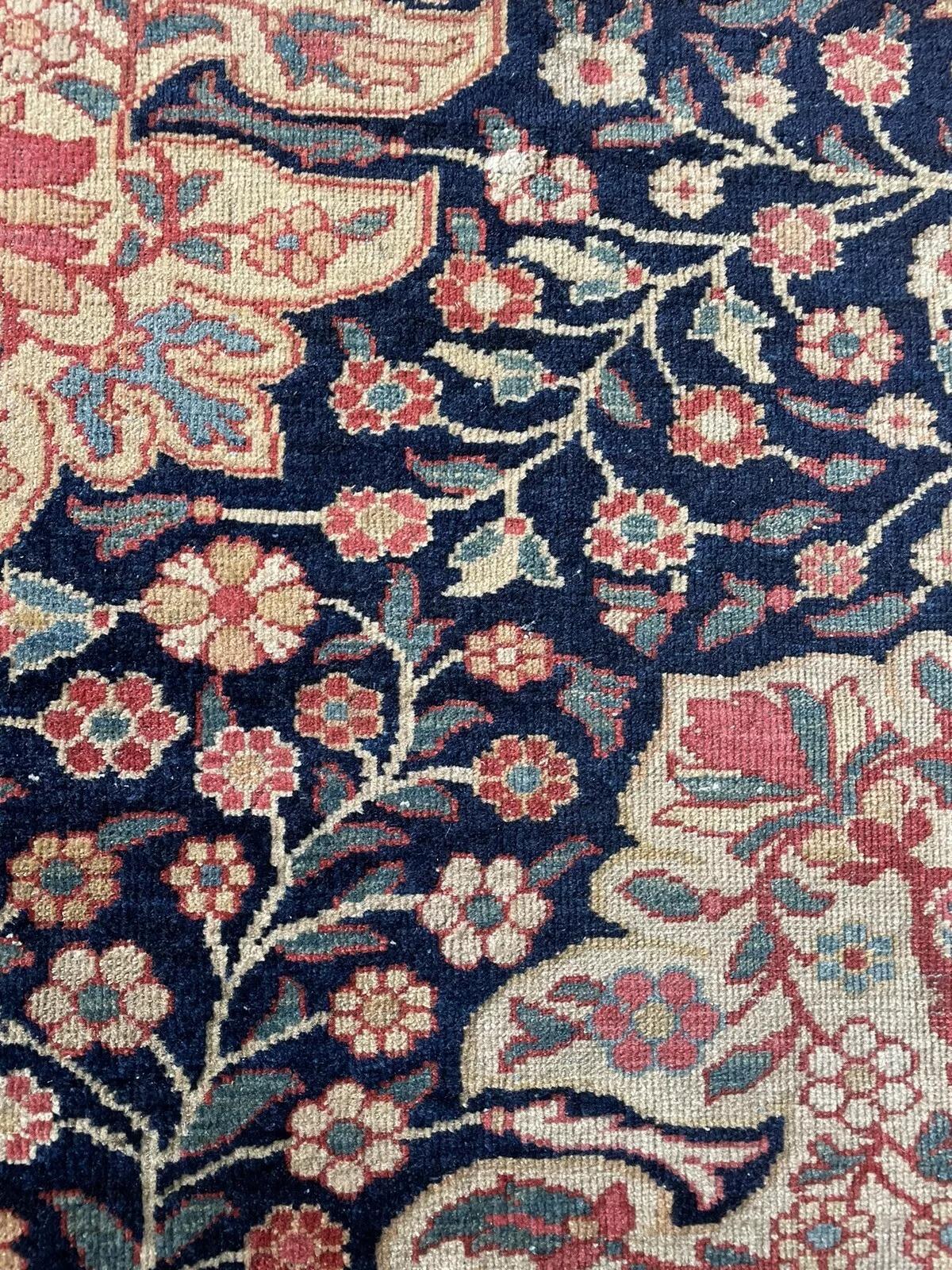 Fine XIX secolo Tappeto antico persiano Farahan Vagireh fatto a mano 1,8' x 2,4', anni '80 del XIX secolo - 1N45 in vendita