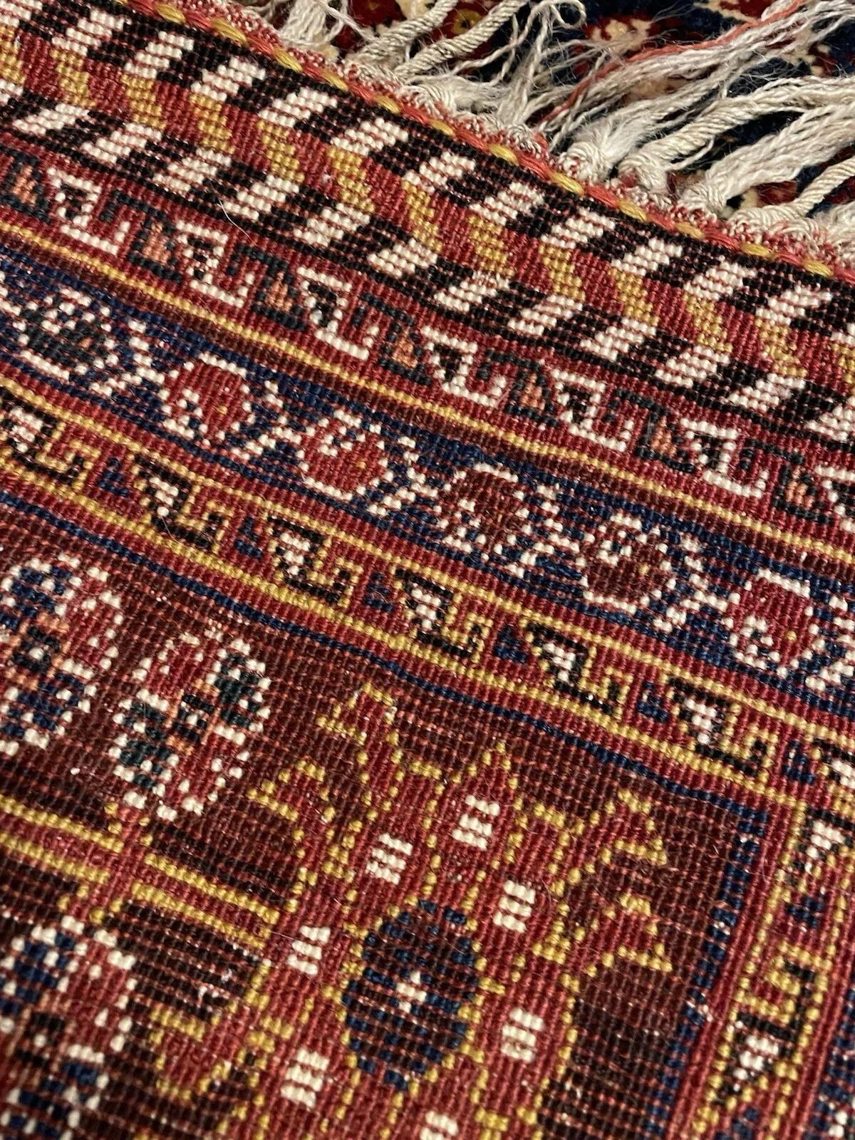 Tappeto antico persiano Gashkai fatto a mano 5,1' x 8,9' 1930 - 1N84 In condizioni buone in vendita a Bordeaux, FR
