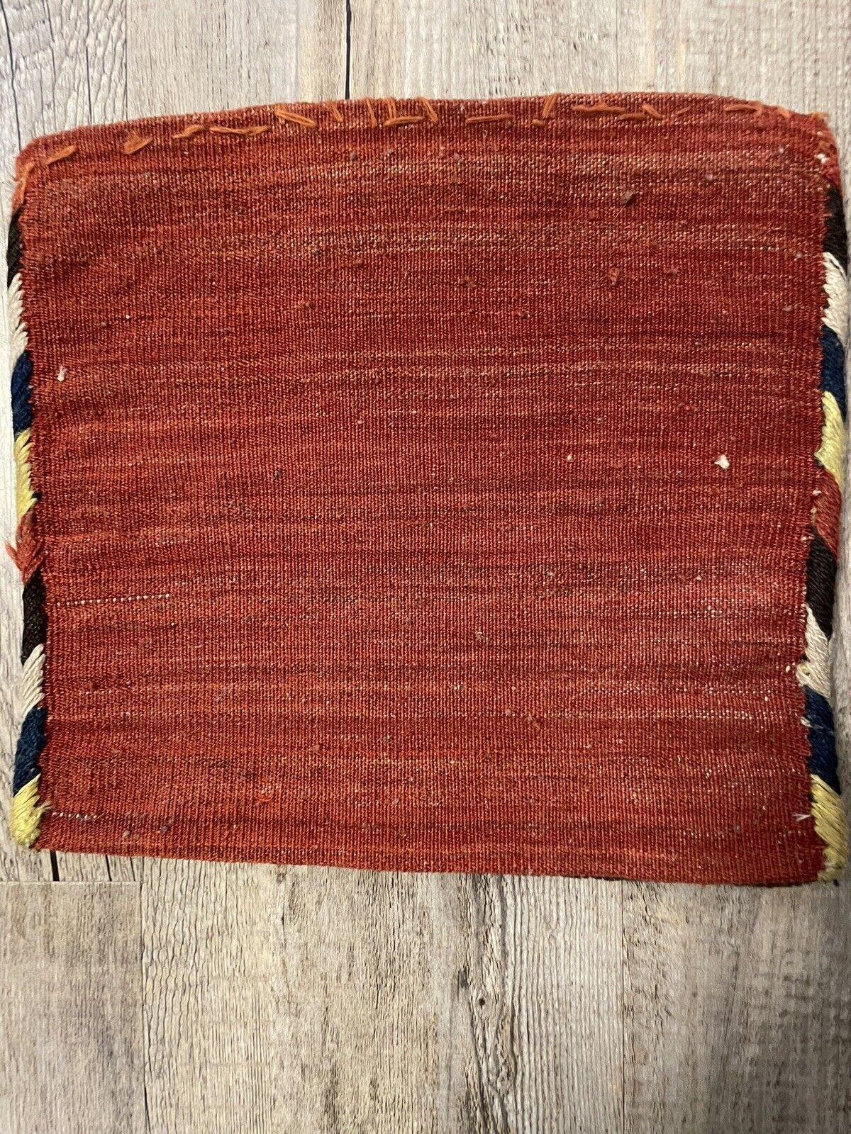 Wool Handmade Antique Persian Gashkai Small Bag 9