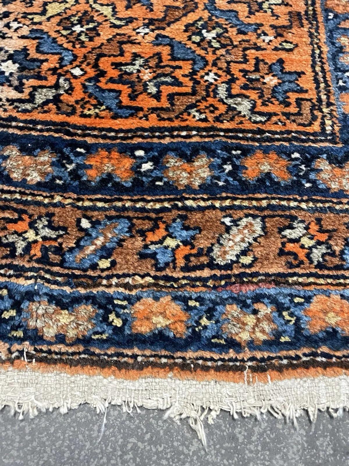 Tapis persan ancien de Hamadan fait à la main 3,2' x 6,6', années 1920 - 1N70 en vente 4