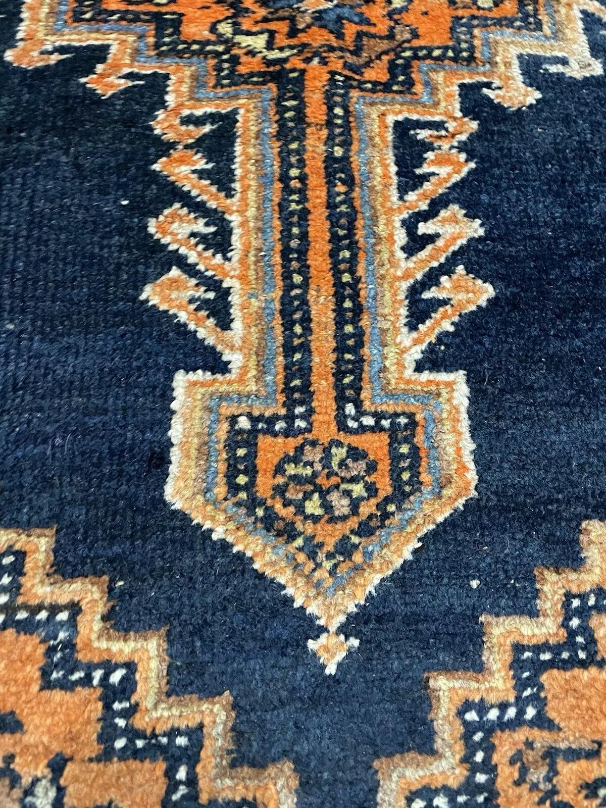 Tapis persan ancien de Hamadan fait à la main 3,2' x 6,6', années 1920 - 1N70 en vente 3