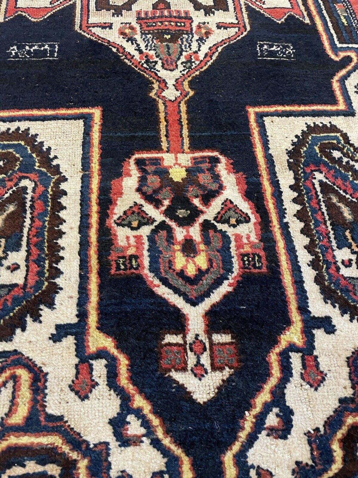 Début du 20ème siècle Tapis persan ancien Hamadan fait à la main 3.9' x 7,7', années 1920 - 1N44 en vente