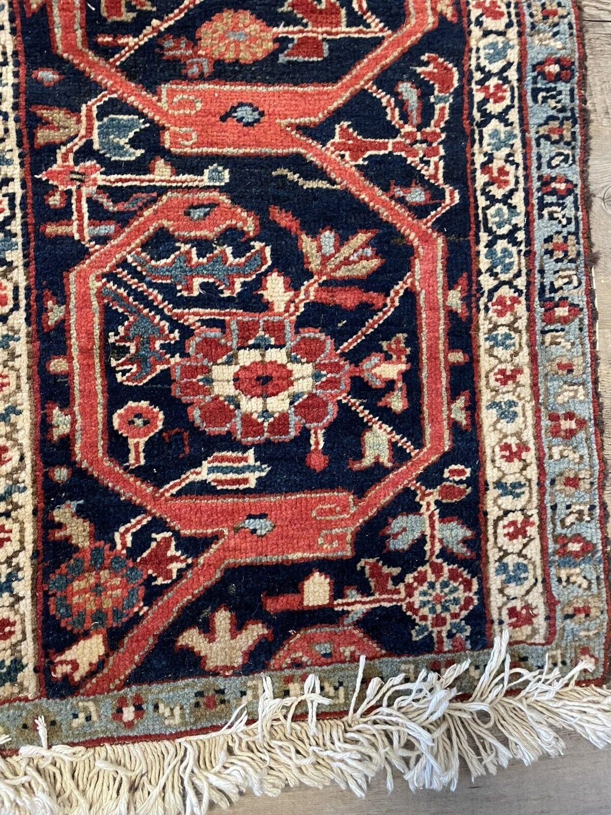Handmade Antique Persian Heriz Vagireh Rug 5.9' x 6.1', 1880s - 1N17 For Sale 8