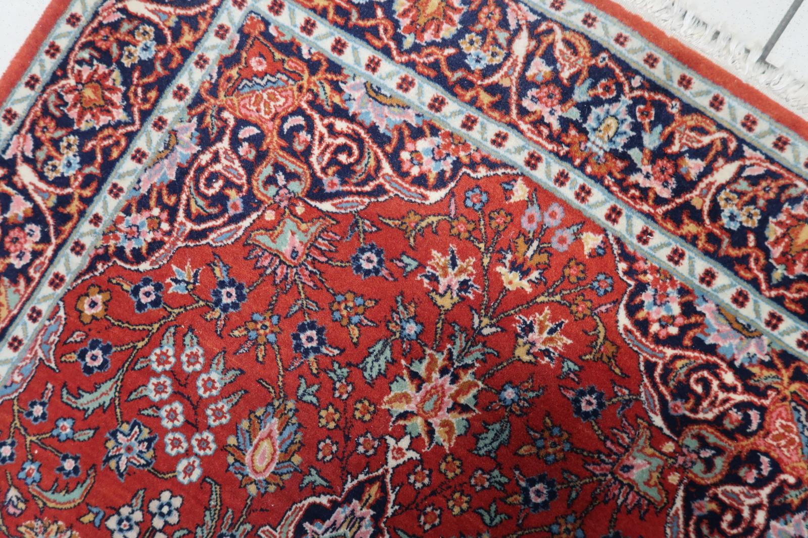 Handmade Antique Persian Kashan Rug 1930s, 1C1066 In Good Condition For Sale In Bordeaux, FR