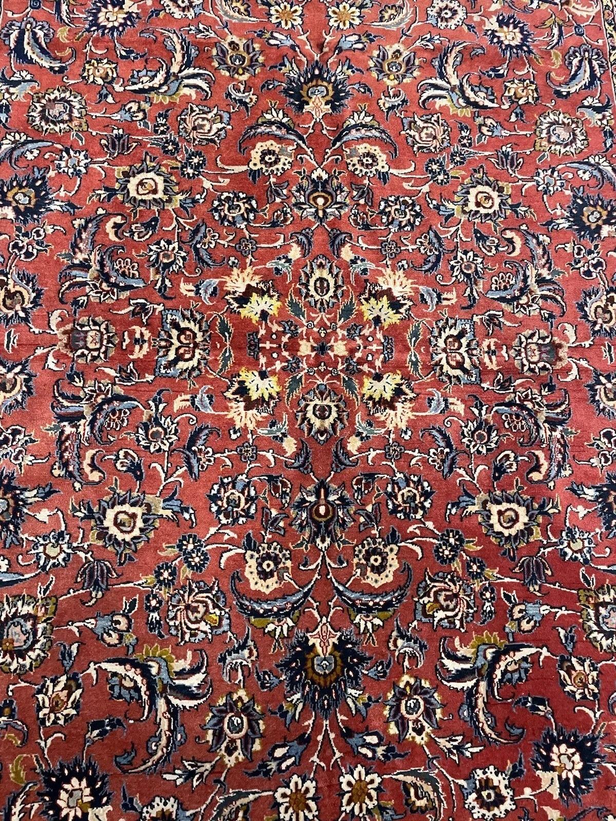 Handgefertigter antiker persischer Kashan-Teppich 5.1' x 7.2', 1920er Jahre - 1N57 im Angebot 7
