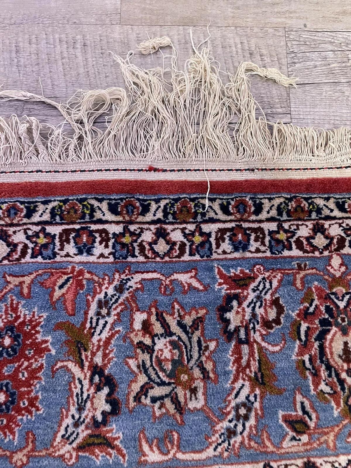 Handgefertigter antiker persischer Kashan-Teppich 5.1' x 7.2', 1920er Jahre - 1N57 im Angebot 8