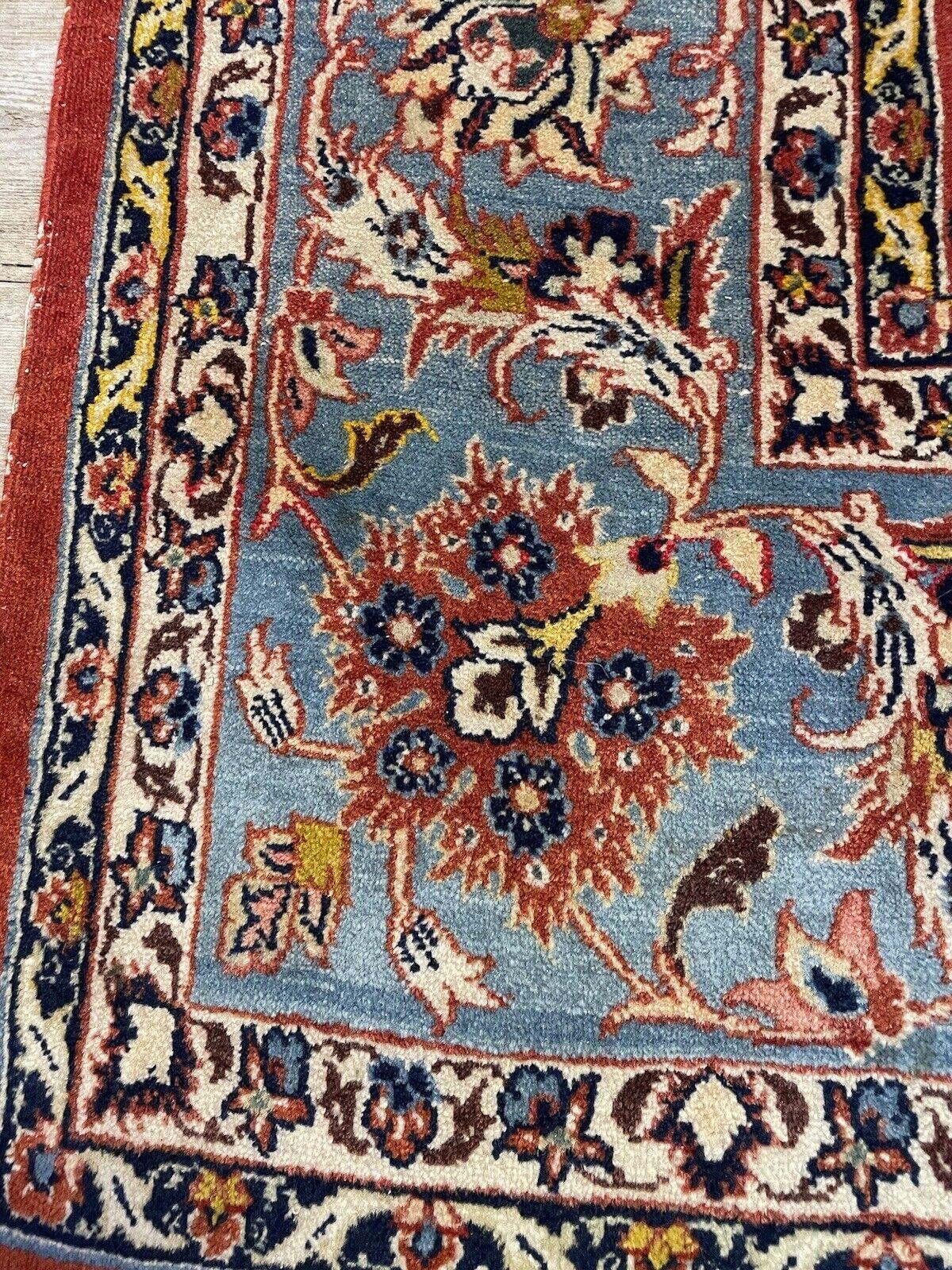 Handgefertigter antiker persischer Kashan-Teppich 5.1' x 7.2', 1920er Jahre - 1N57 im Angebot 1