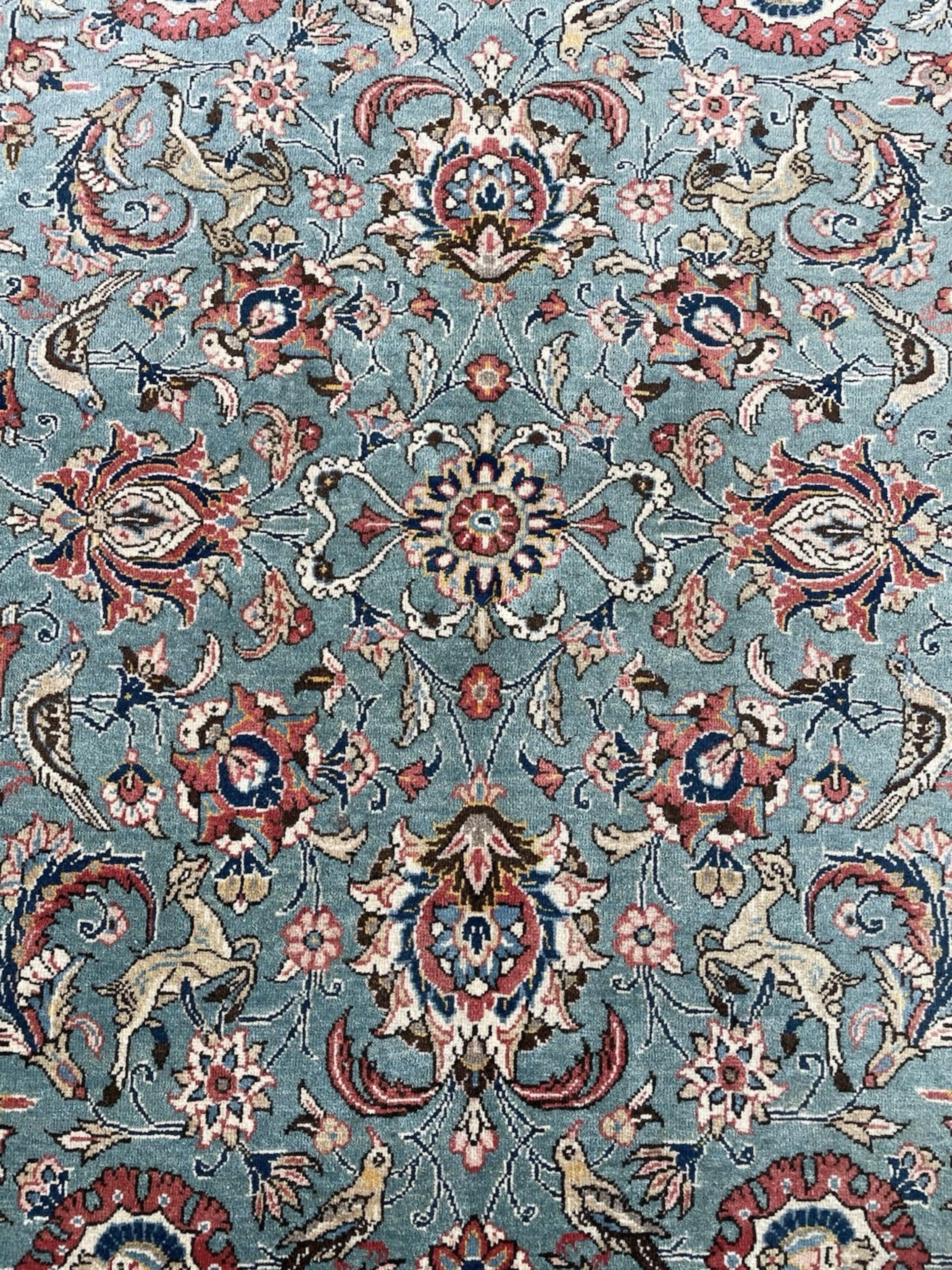 Handgefertigter antiker persischer Kazvin-Teppich 4,8' x 7,7', 1920er Jahre - 1N112 im Angebot 3