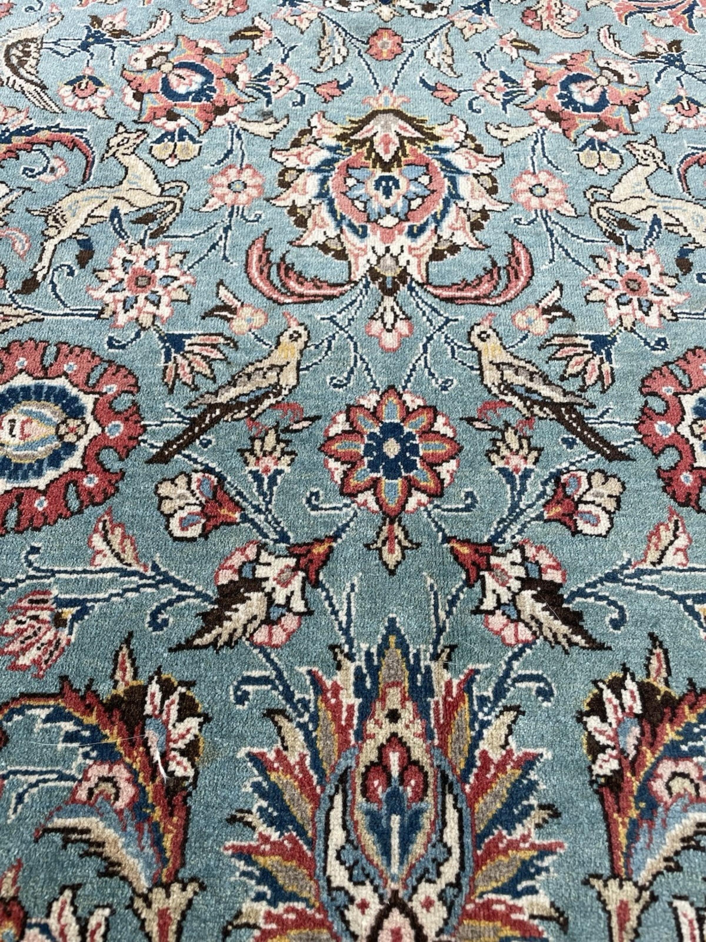 Handgefertigter antiker persischer Kazvin-Teppich 4,8' x 7,7', 1920er Jahre - 1N112 im Angebot 5