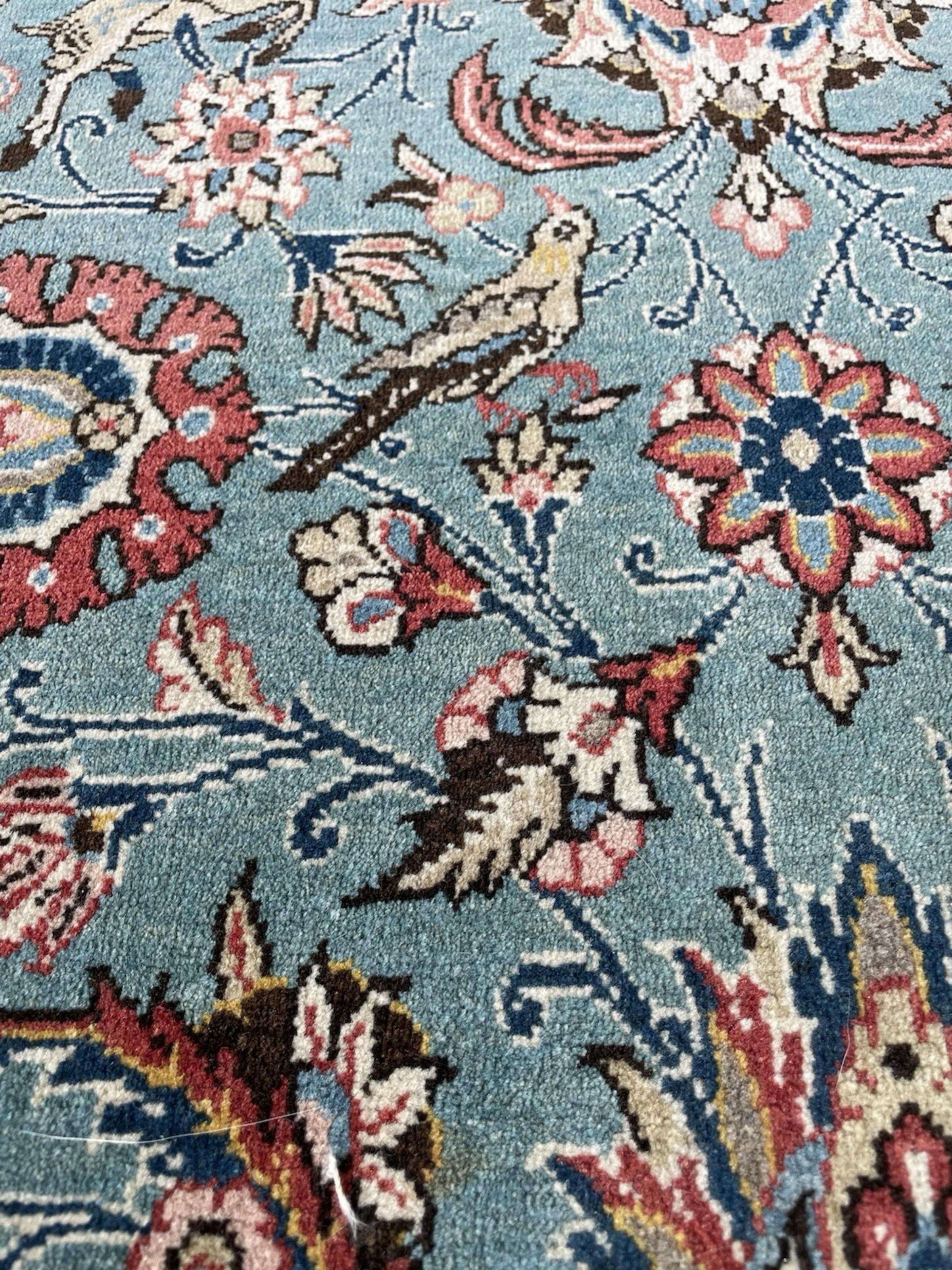 Handgefertigter antiker persischer Kazvin-Teppich 4,8' x 7,7', 1920er Jahre - 1N112 im Angebot 6