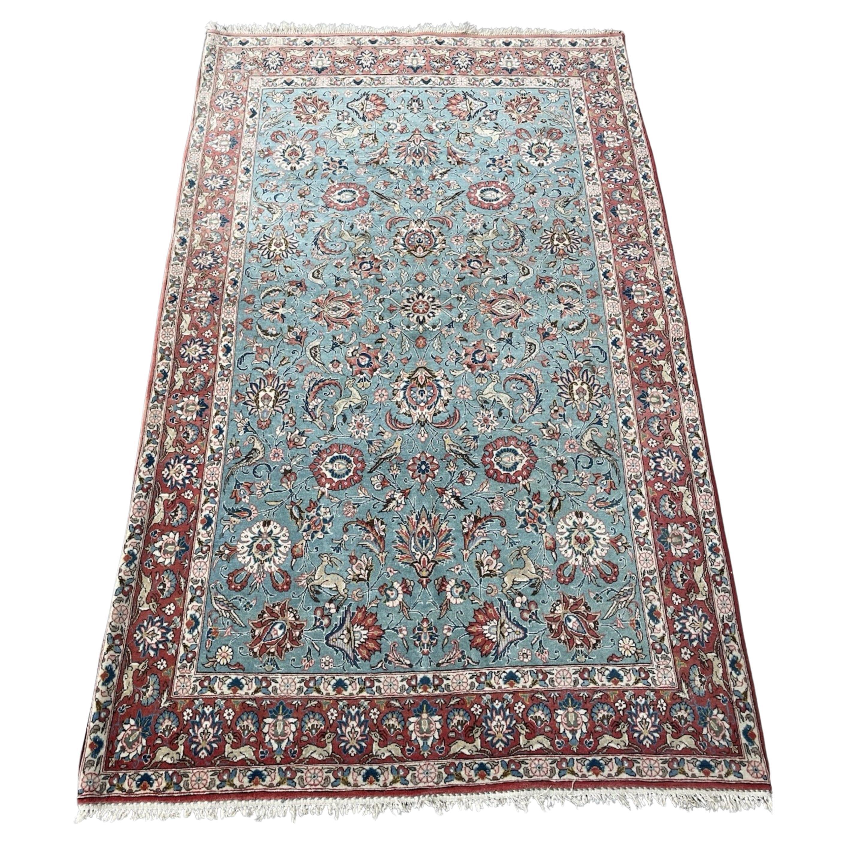 Tapis persan Kazvin fait main 4.8
 x 7.7
, 1920 - 1N112