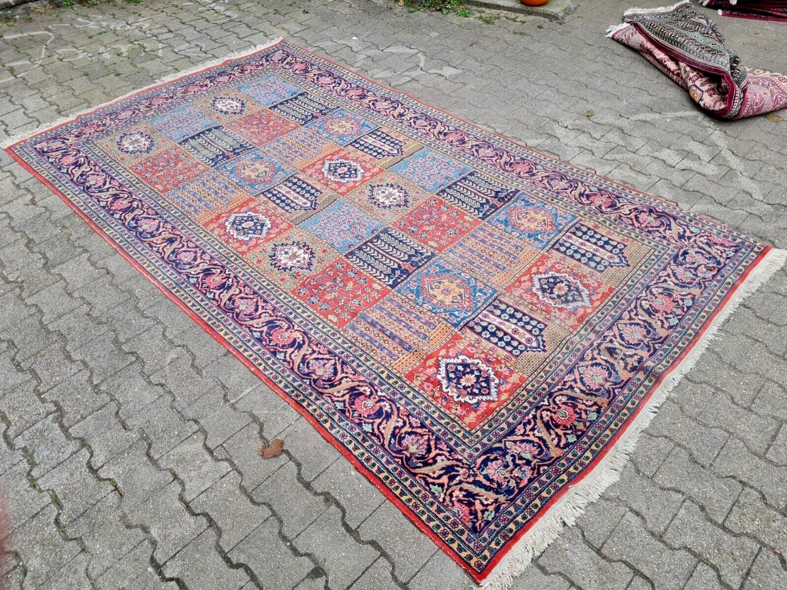 Milieu du XXe siècle Tapis persan Kazvin ancien fait main 6' x 10.4' (184cm x 316cm) 1930s - 2K14 en vente