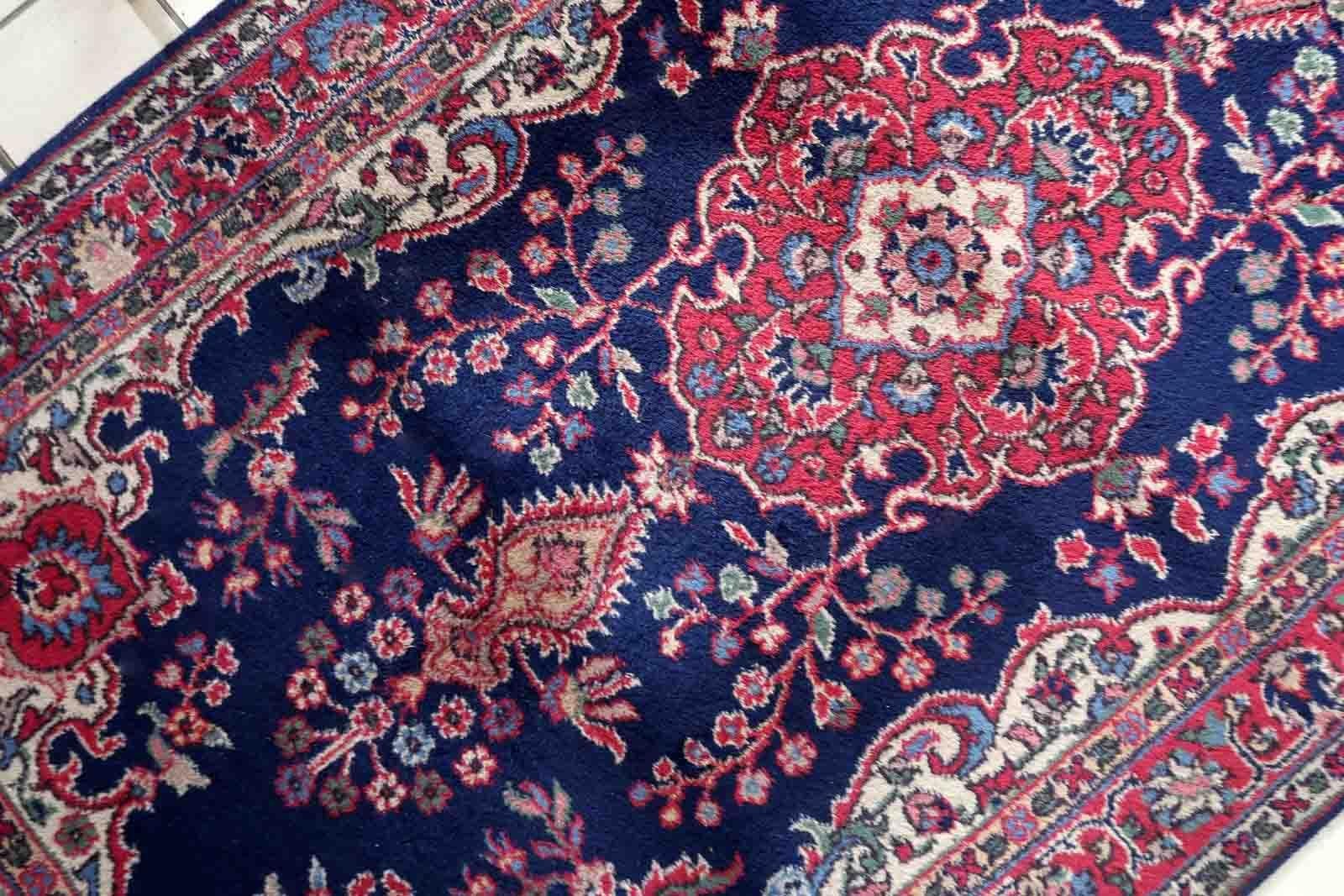Tappeto antico persiano in stile Kerman fatto a mano, anni '30, 1C1052 in vendita 1