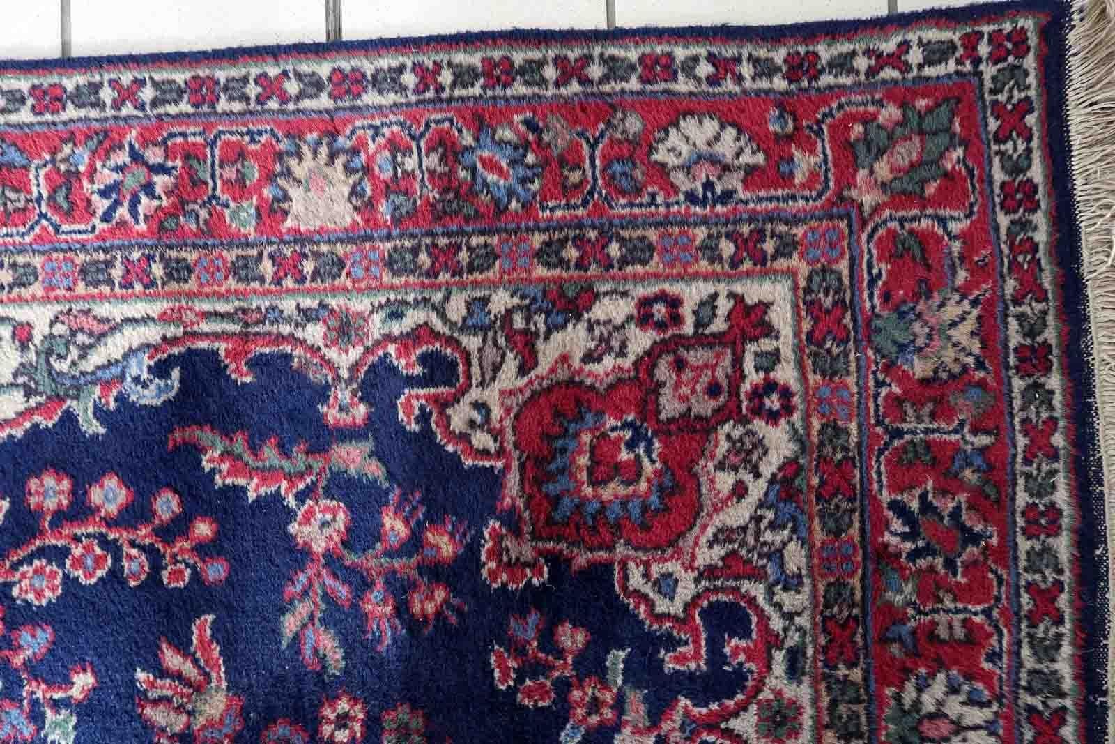Tappeto antico persiano in stile Kerman fatto a mano, anni '30, 1C1052 in vendita 2