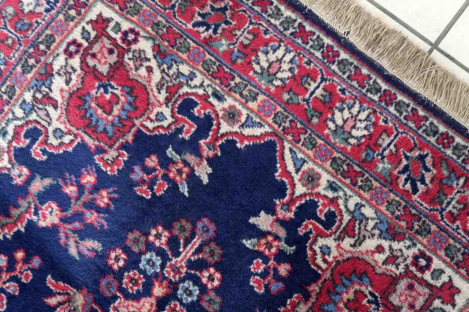 Tappeto antico persiano in stile Kerman fatto a mano, anni '30, 1C1052 in vendita 3