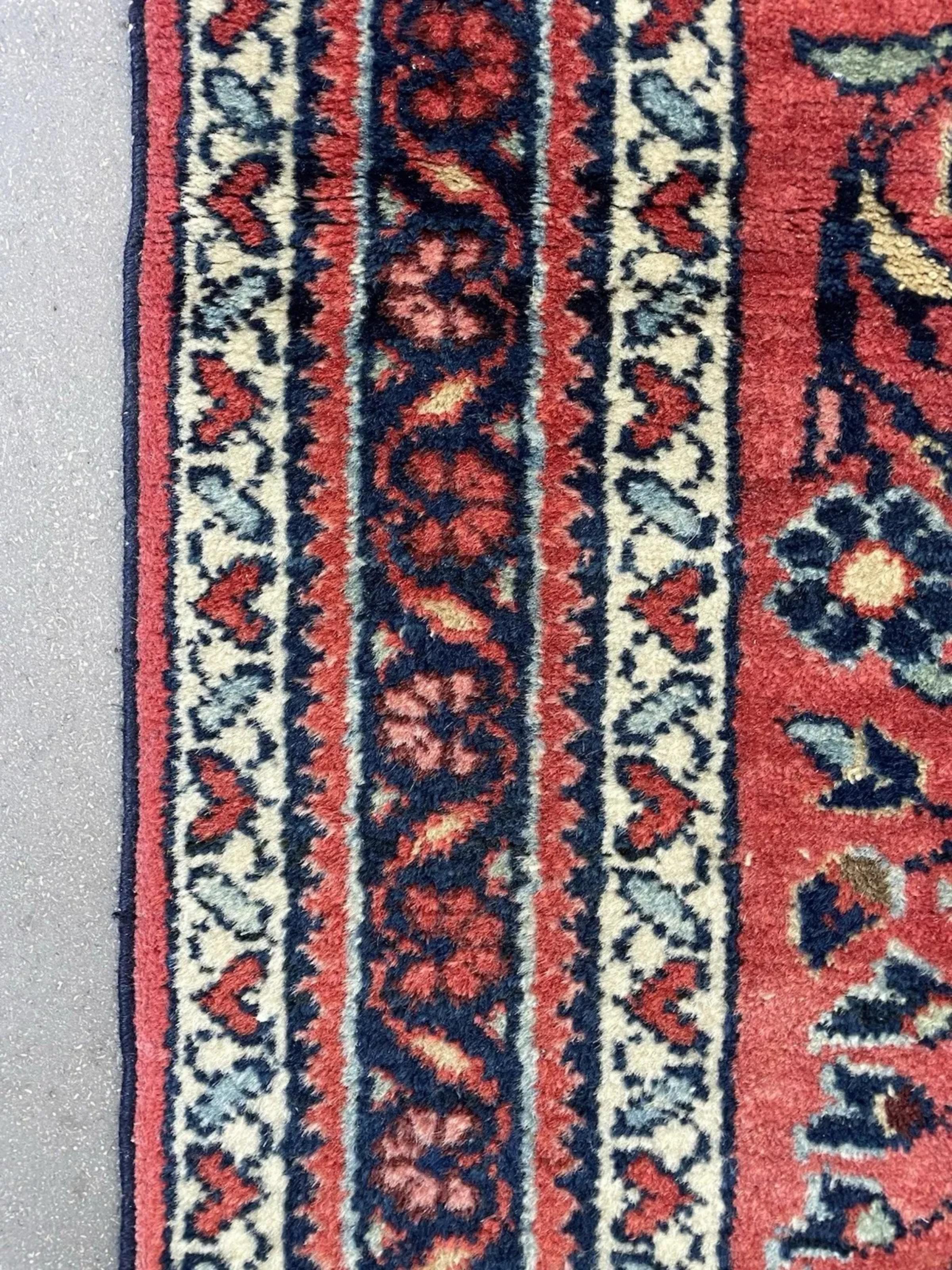 Tapis ancien persan Lilihan fait main 2.2' x 4.2', années 1920 - 1N103 en vente 3