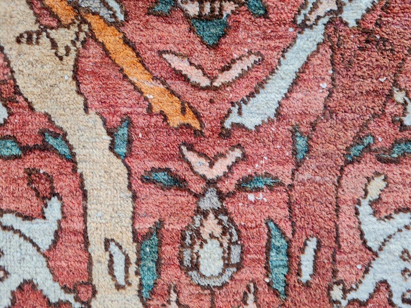 Handmade Antique Persian Malayer Rug 4.1' x 7.3' 1930s - 2K47 For Sale 4