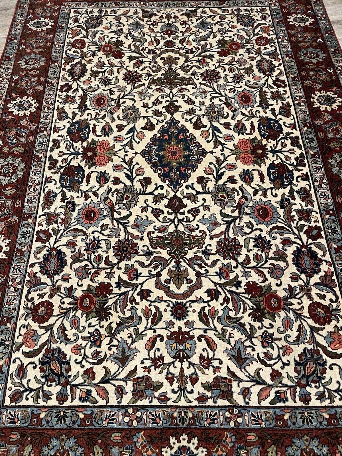 Alfombra persa antigua Malayer hecha a mano 4.8' x 7.1' 1930s - 1N81 en venta 3