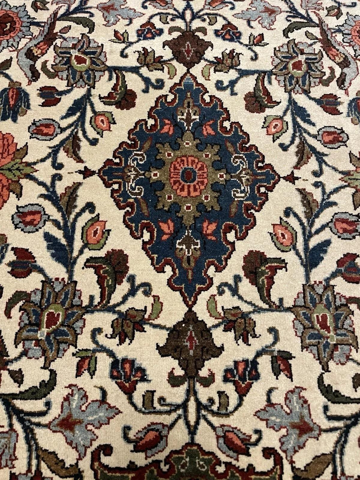 Alfombra persa antigua Malayer hecha a mano 4.8' x 7.1' 1930s - 1N81 Francés en venta