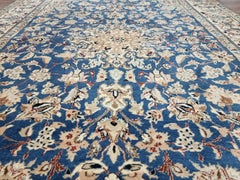 Handmade Antique Persian Nain Rug 3.9' x 5.4' 1920s - 1D182