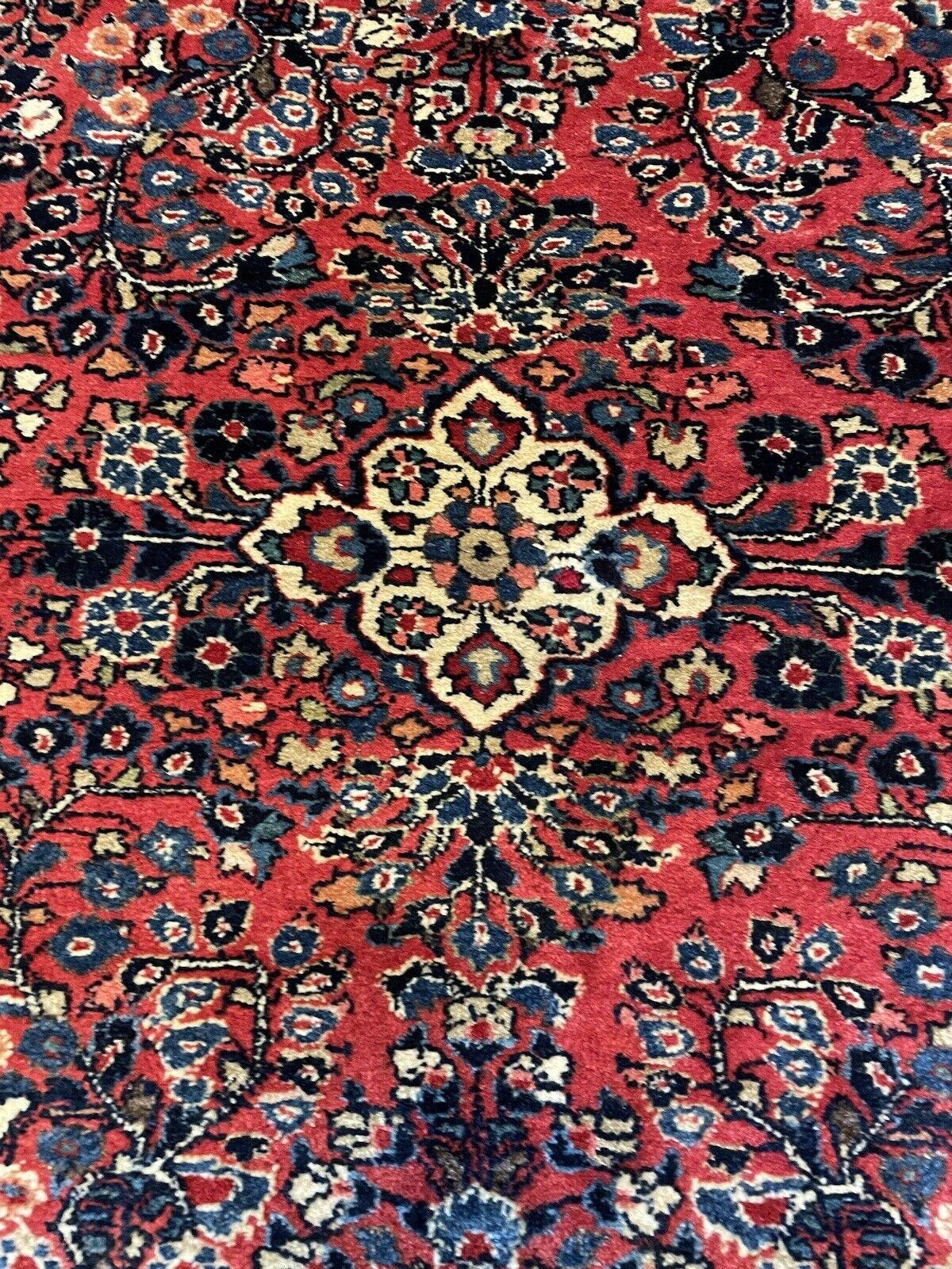 Tapis Sarouk persan ancien fait à la main 4.3' x 6,5', années 1920 - 1N25 en vente 3