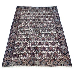Handgefertigter antiker Afshar-Teppich im persischen Stil 5.3' x 6.9', 1920er Jahre - 1D96