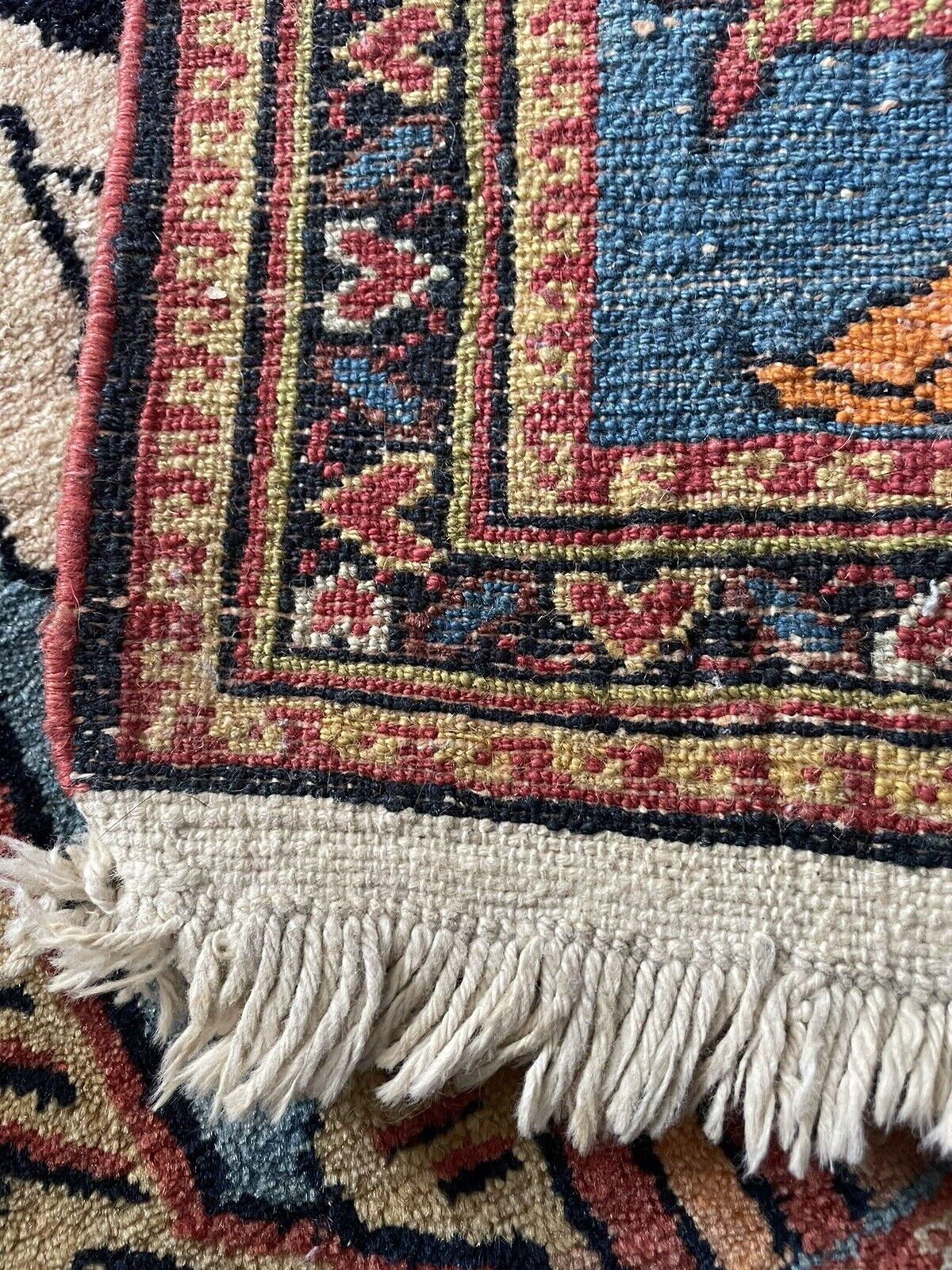 Tapis Lilihan de style persan ancien fait à la main 2,2' x 3.1', années 1920 - 1N01 en vente 6