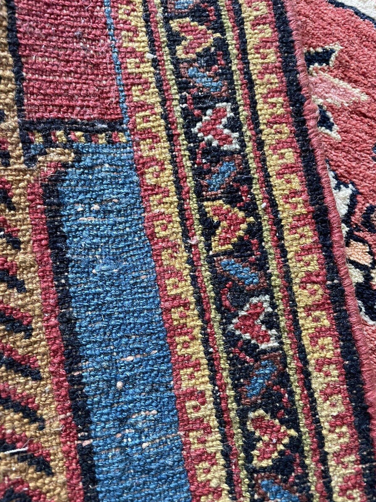 Tapis Lilihan de style persan ancien fait à la main 2,2' x 3.1', années 1920 - 1N01 en vente 7