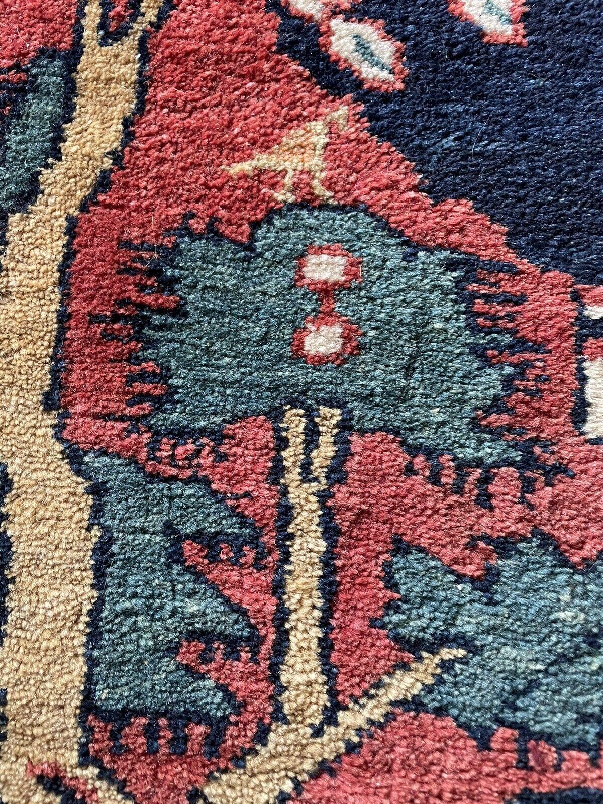 Tapis Lilihan de style persan ancien fait à la main 2,2' x 3.1', années 1920 - 1N01 en vente 8