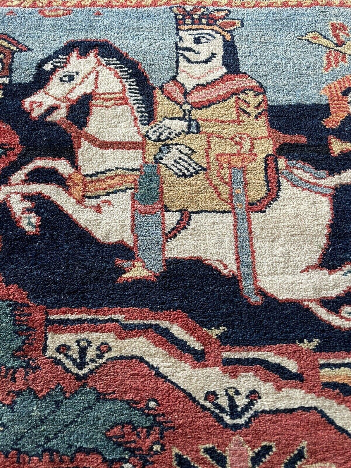 Tapis Lilihan de style persan ancien fait à la main 2,2' x 3.1', années 1920 - 1N01 Bon état - En vente à Bordeaux, FR