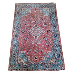 Handmade Antique Persian Tabriz Rug 3.4' x 5.1' (103 x 155 cm), 1920s - 2K01