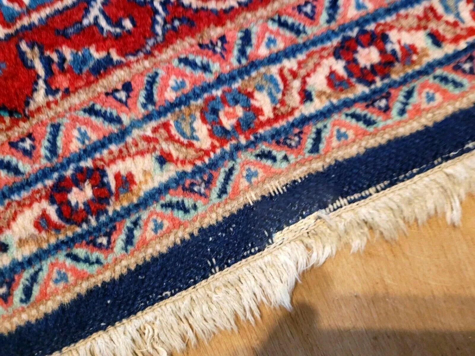 Handmade Antique Persian Yazd Rug 5' x 8.9' 1920s - 2K50 For Sale 6