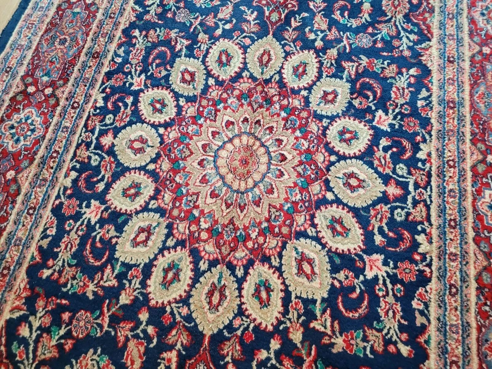 Handmade Antique Persian Yazd Rug 5' x 8.9' 1920s - 2K50 In Good Condition For Sale In Bordeaux, FR