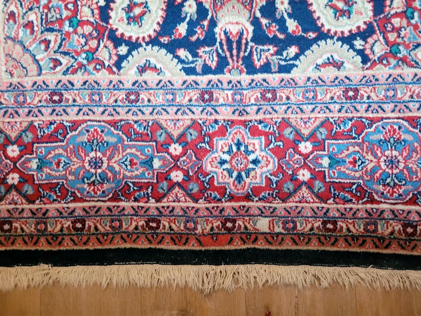 Wool Handmade Antique Persian Yazd Rug 5' x 8.9' 1920s - 2K50 For Sale